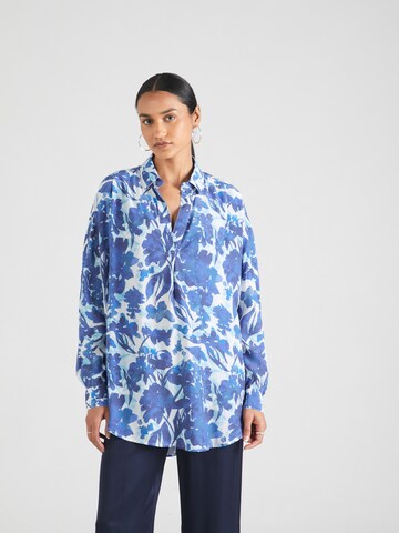 FRENCH CONNECTION Blouse 'BAILEE DELPH' in Blauw: voorkant