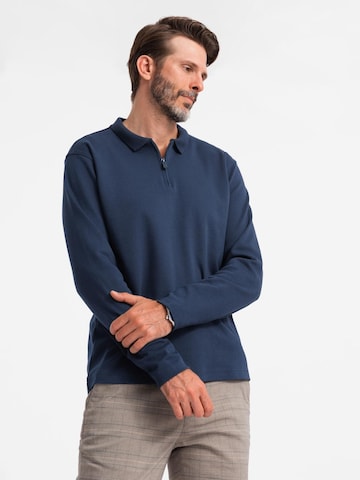 T-Shirt 'OM-POLS-0130' Ombre en bleu