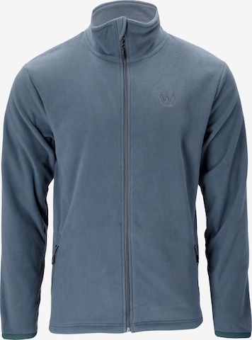 Whistler Athletic fleece jacket 'Cocoon' in Blue: front