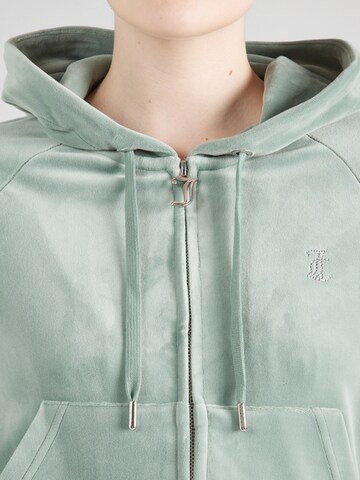 Juicy Couture Кофта на молнии 'MADISON' в Зеленый