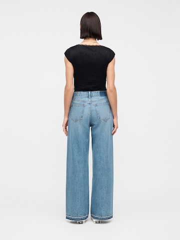 Abercrombie & Fitch Wide leg Jeans in Blue