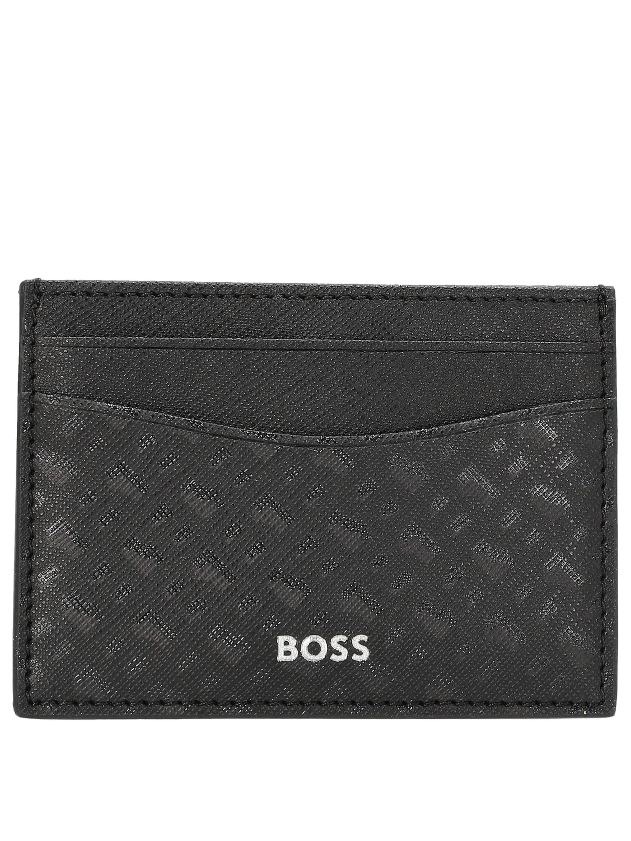 HUGO BOSS Wallet 'Zair' in Black: front