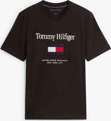TOMMY HILFIGER Majica | črna barva: sprednja stran