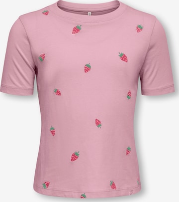 Only Mini Paita 'KMGBEATE' värissä vaaleanpunainen: etupuoli