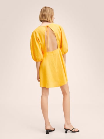 MANGO Kleid 'Filipa' in Gelb