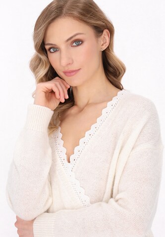 Pull-over DreiMaster Vintage en blanc