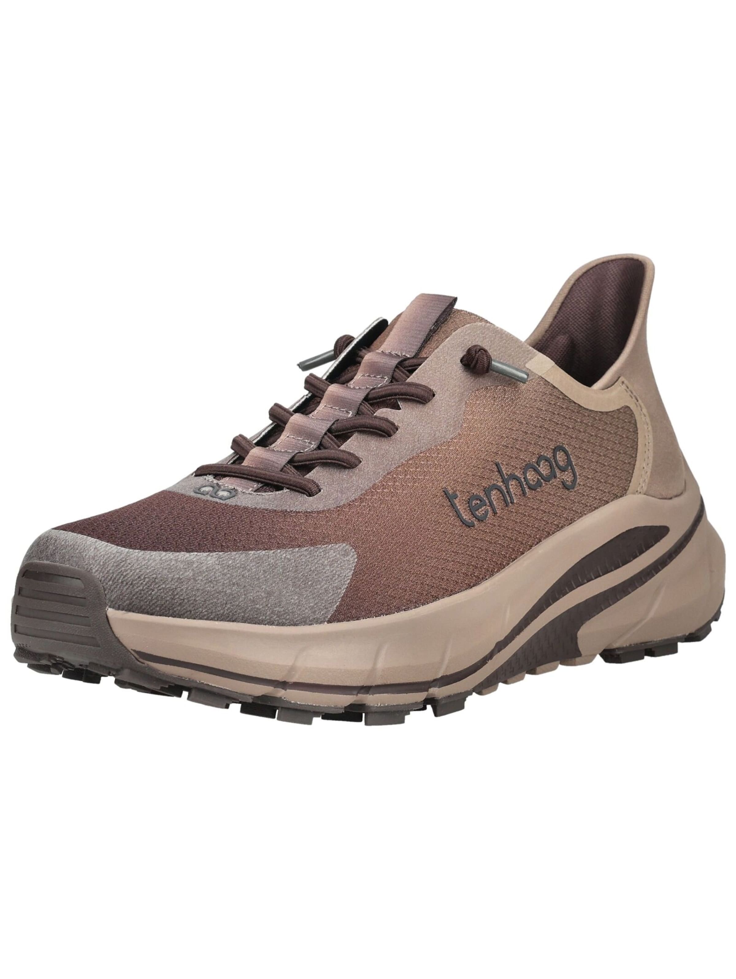 Tenhaag Platform trainers in Brown: front
