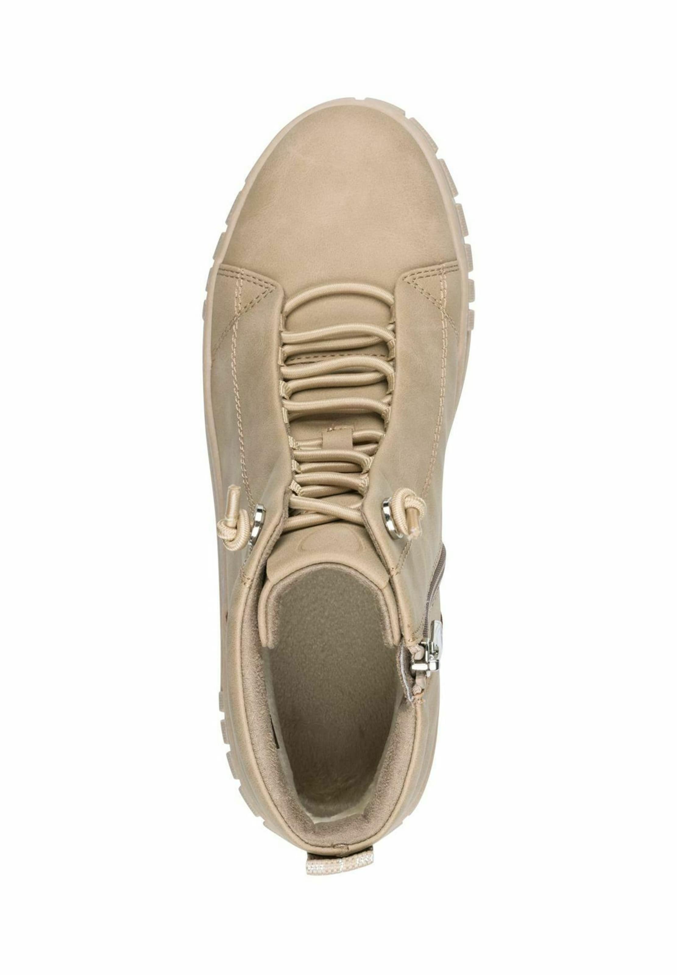 MARCO TOZZI Lace-Up Ankle Boots in Grey