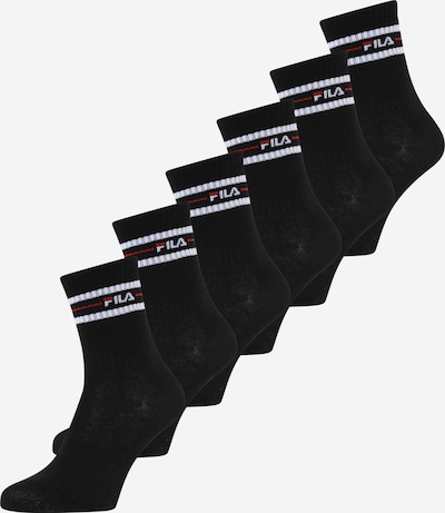 FILA Čarape u crvena / crna / bijela, Pregled proizvoda