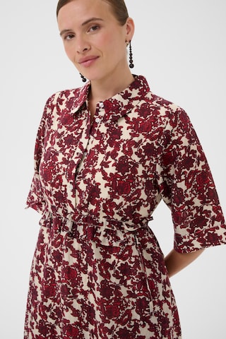 Robe-chemise 'Melody' CULTURE en rouge