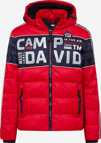 Veste d’hiver CAMP DAVID en rouge : devant