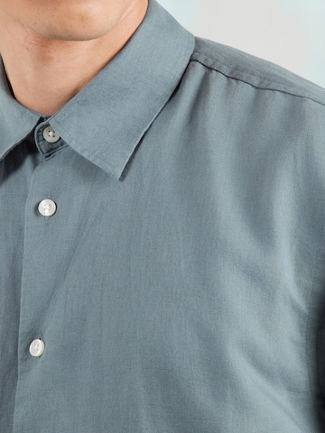SELECTED Средняя посадка Рубашка 'SLHCLAY' в Зеленый