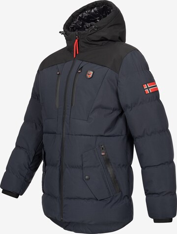 Geo Norway Winter Jacket in Blue