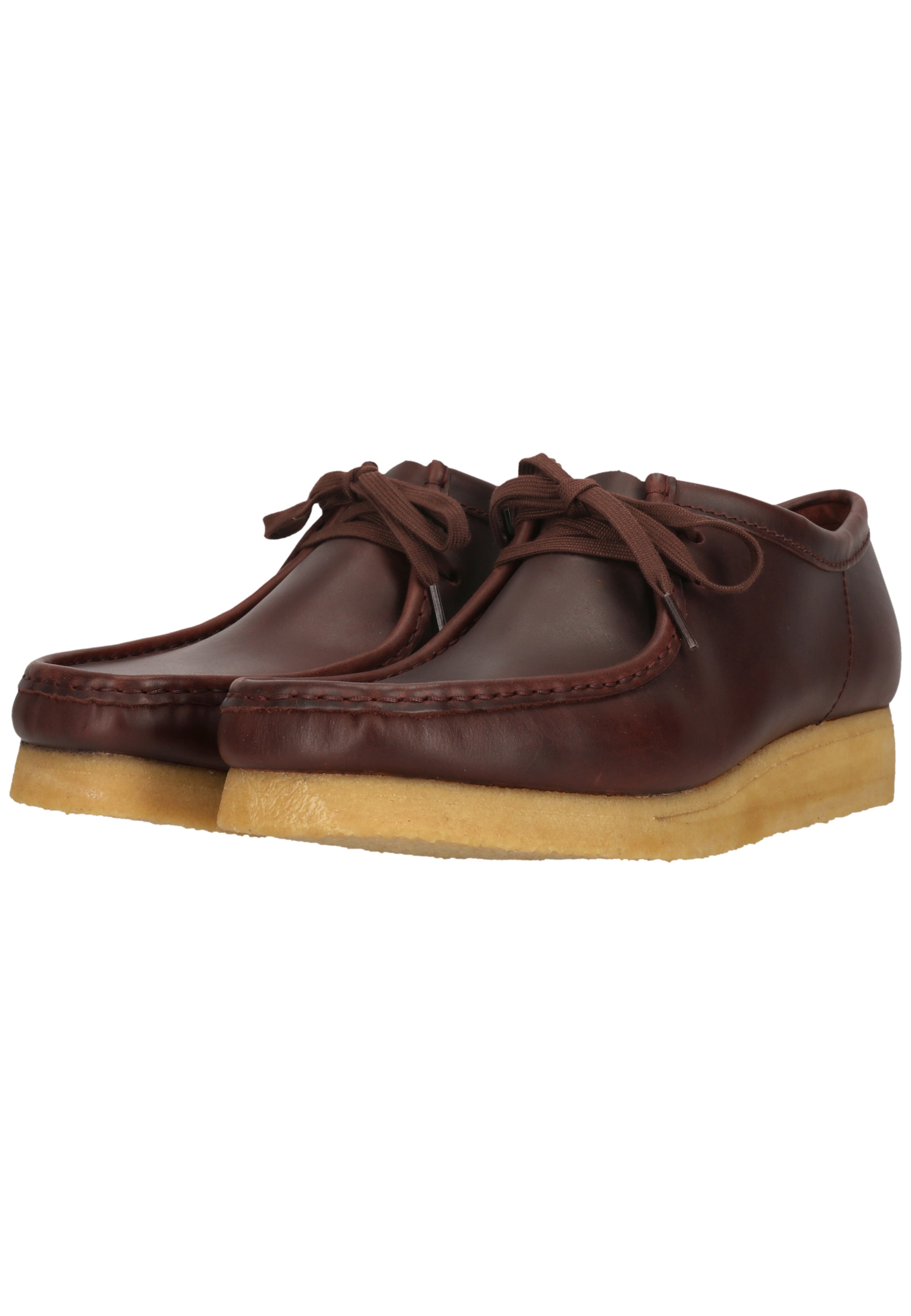 CLARKS Schnürschuhe 'Wallabee' in Rot