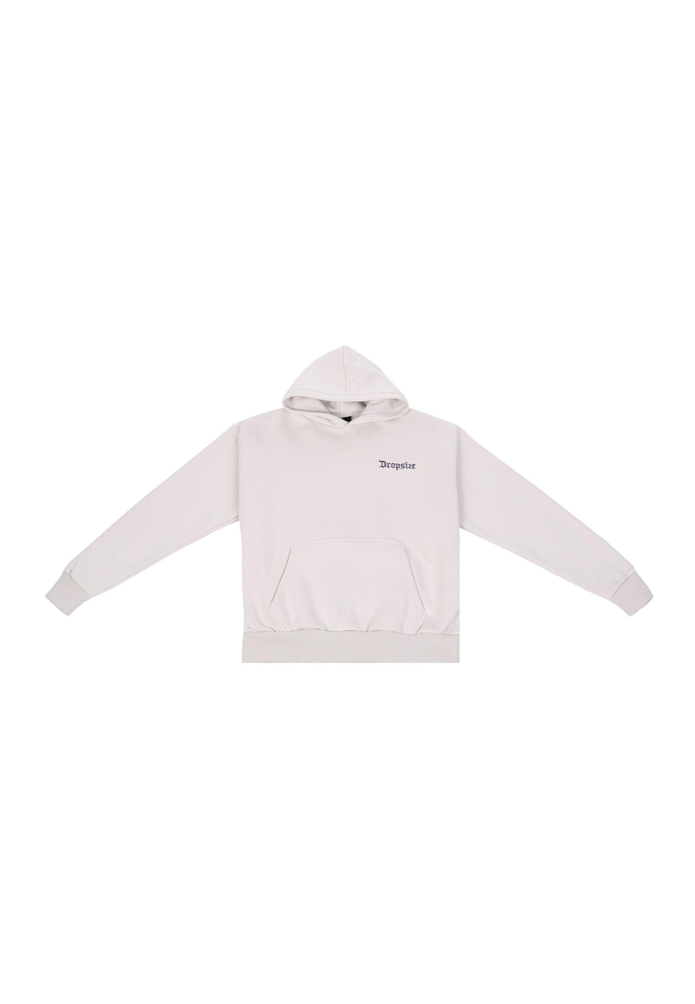 Dropsize Mikina 'Crewlove' – šedá: přední strana