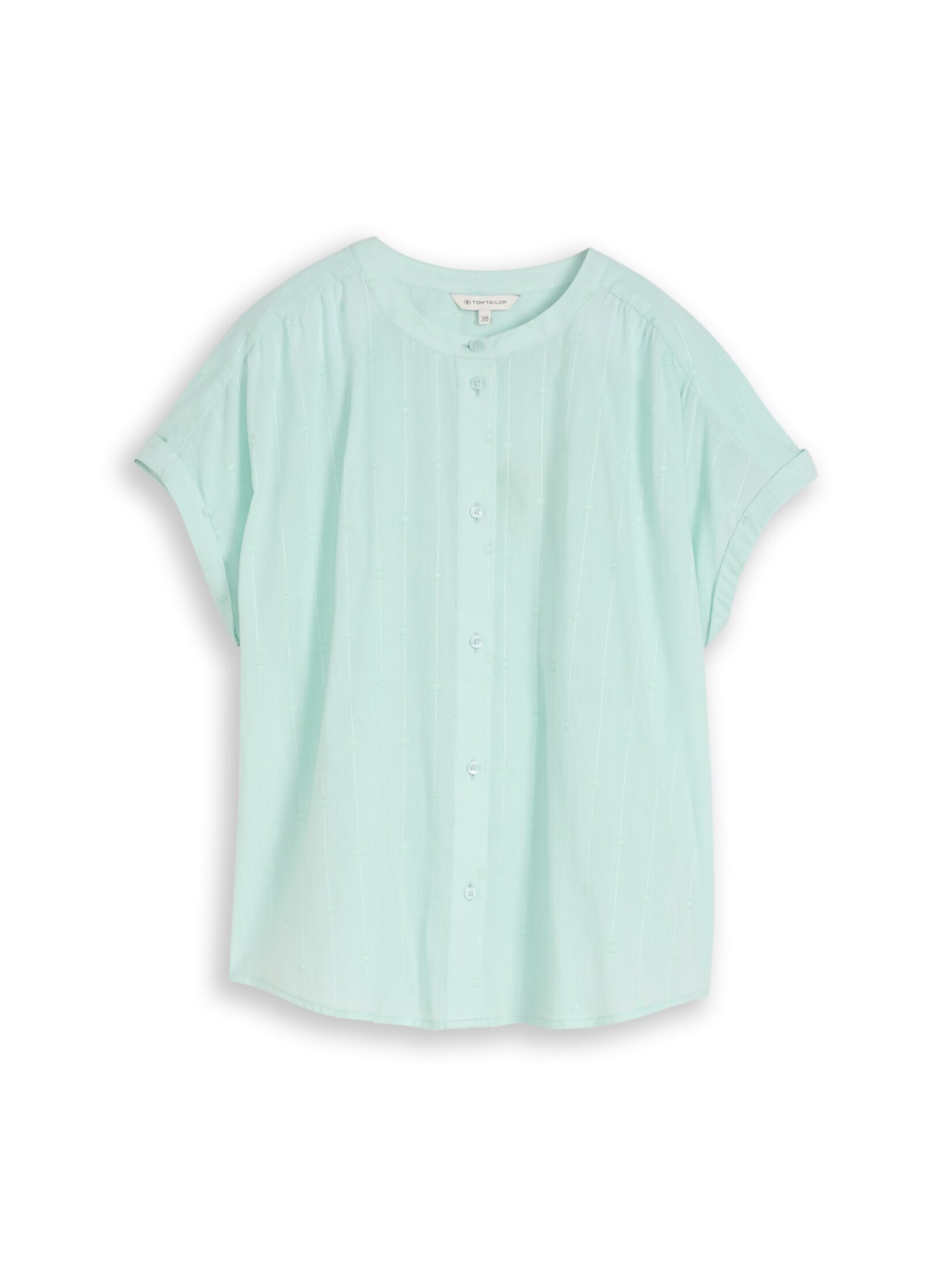 TOM TAILOR Blouse in Groen: voorkant