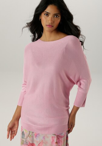 Aniston SELECTED Sweater in Pink: front