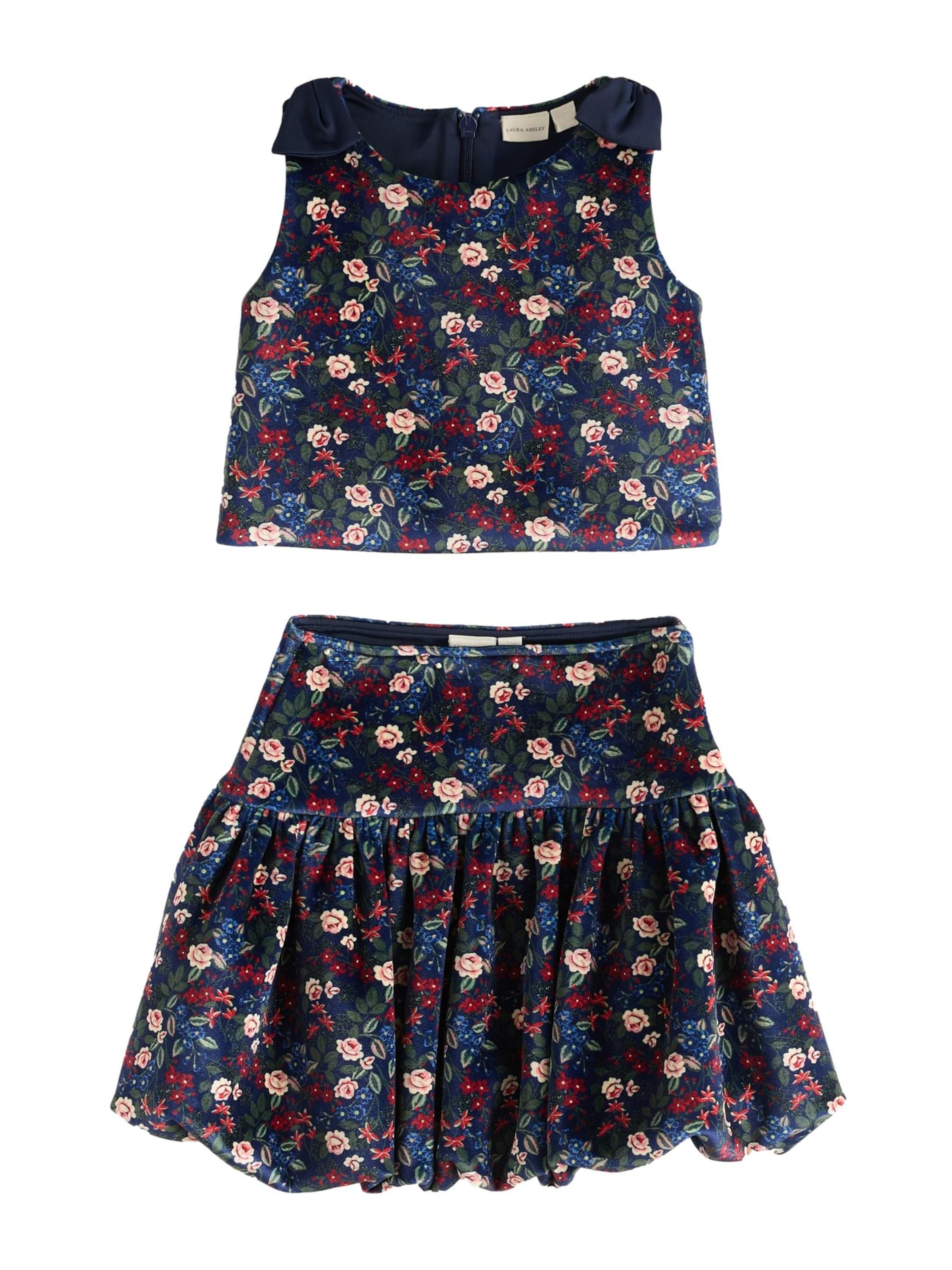 LAURA ASHLEY Set in Blau: Vorderseite