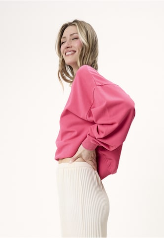 Sweat-shirt 'Soft Life' OH APRIL en rouge