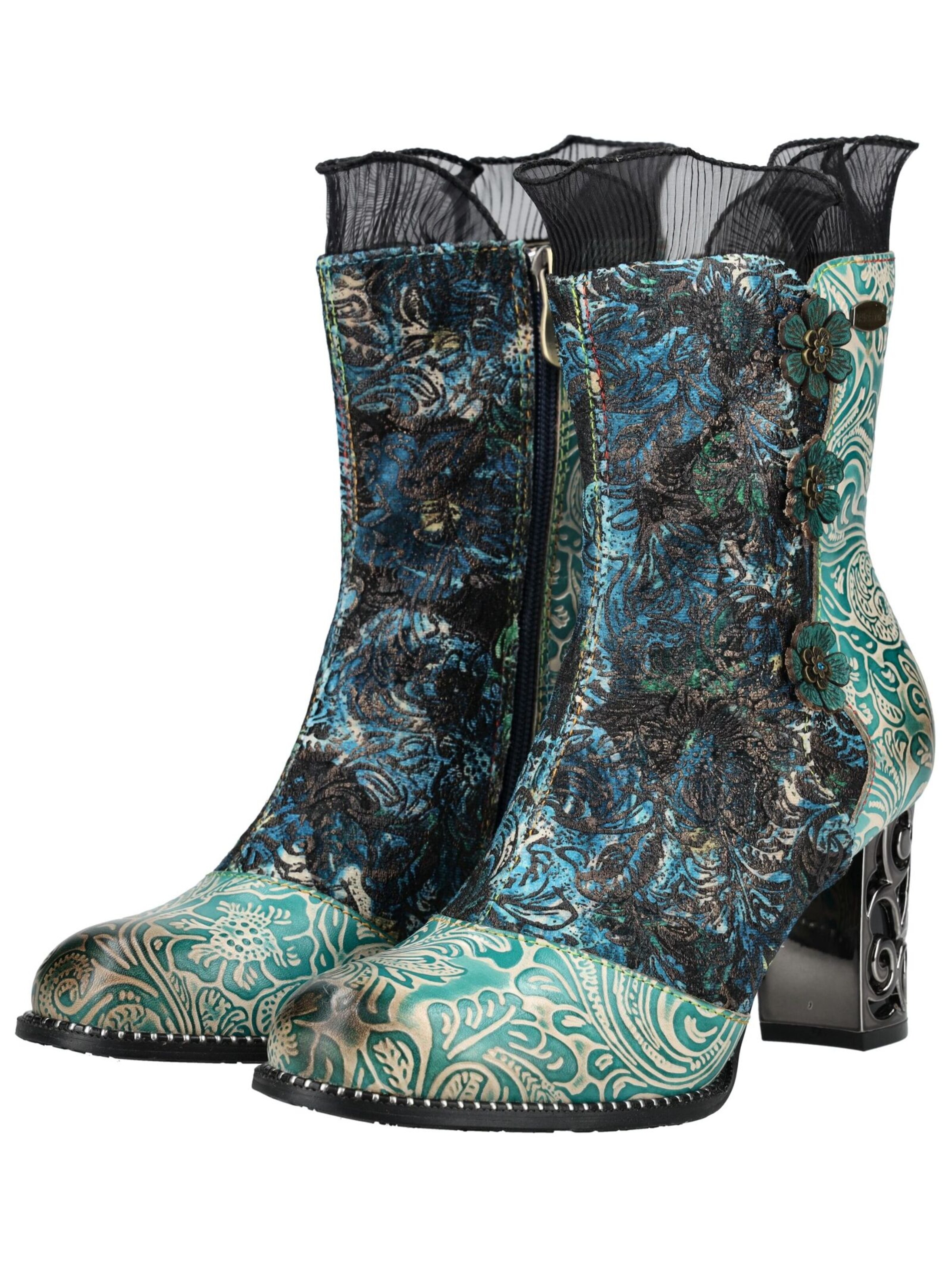 Bottines Laura Vita en bleu