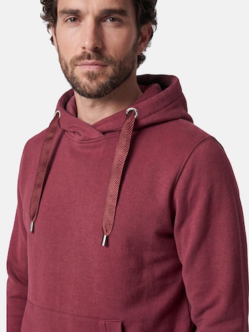 salzhaut Sweatshirt 'Heff' in Rood