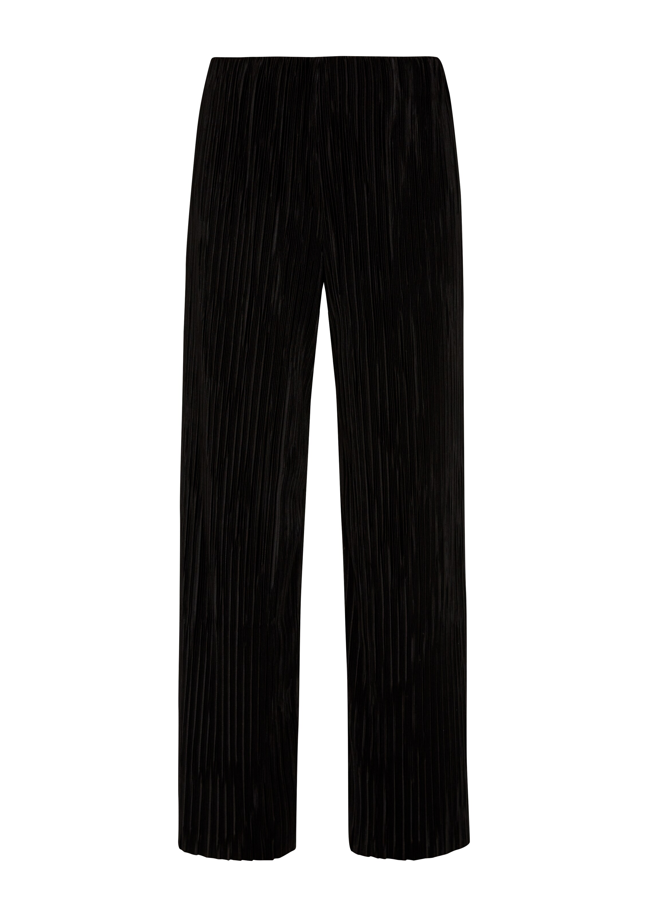 Wide Leg Pantalon s.Oliver BLACK LABEL en noir : devant