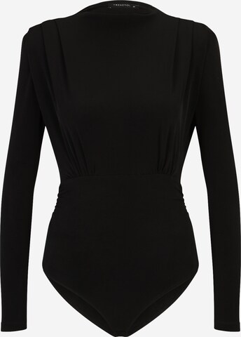 Trendyol Блуза боди в черно: отпред