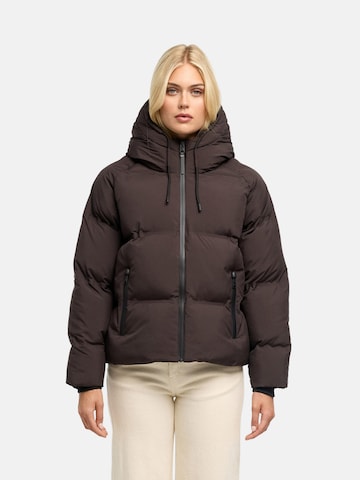 NAVAHOO Winterjas in Bruin: voorkant