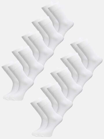 Tazzio Socken 'A908' in Weiß: Vorderseite