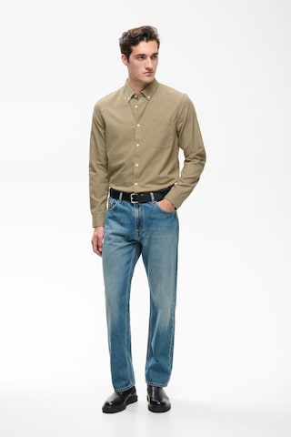 Matinique Slim fit Overhemd in Beige