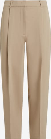 TOMMY HILFIGER - Loosefit Pantalón plisado en beige: frente