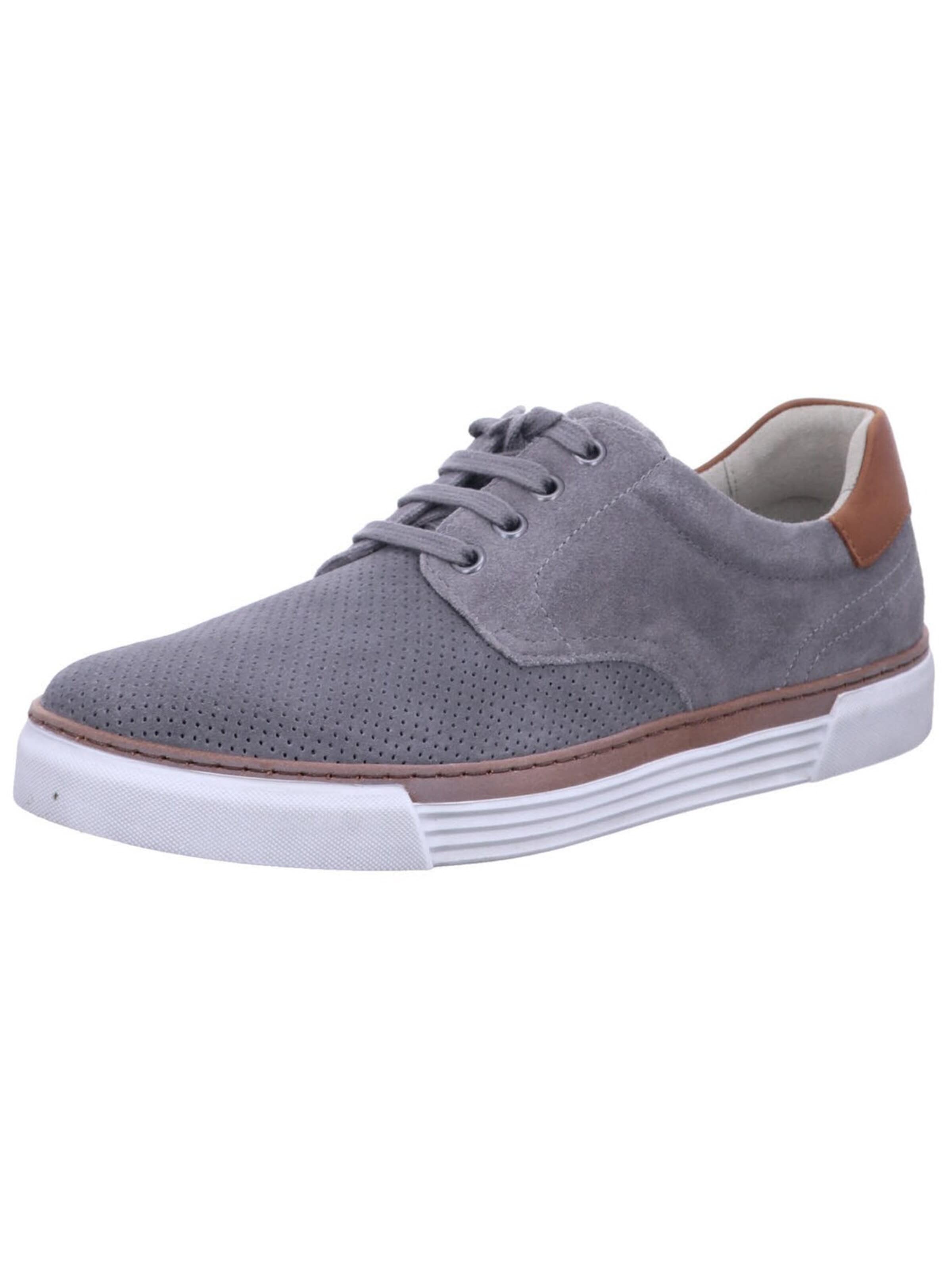 GABOR - Zapatos con cordón 'Komfort Schnürschuh Herren 0460.26 01 Rauleder in grau' en gris: frente