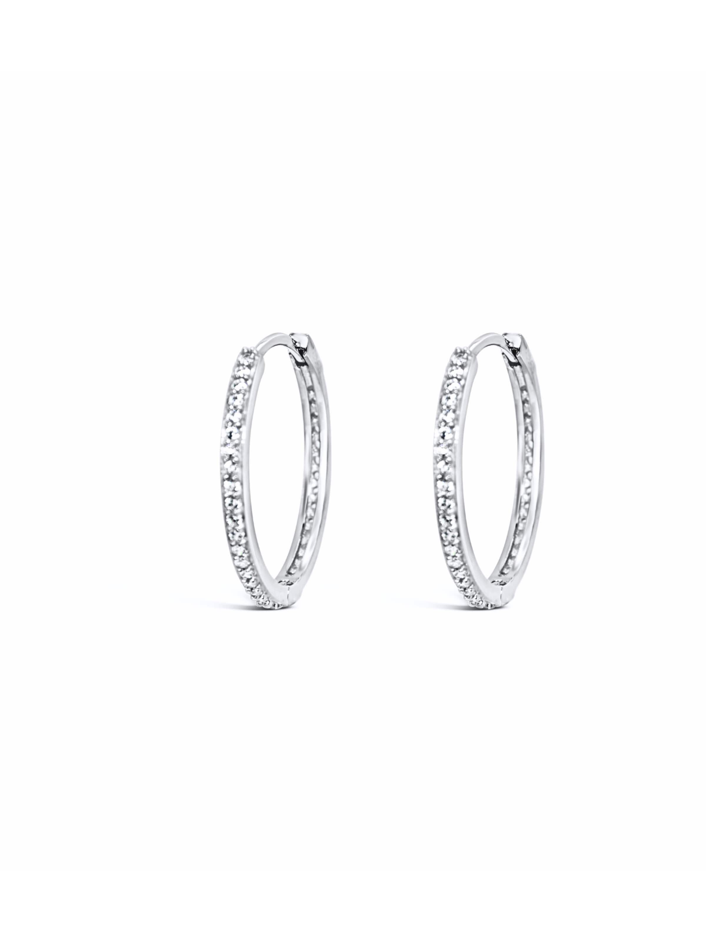 ARS-ARGENTI Ohrringe 'SEXY SKINNY HOOPS I silver'‌‌‌‌ in Silber