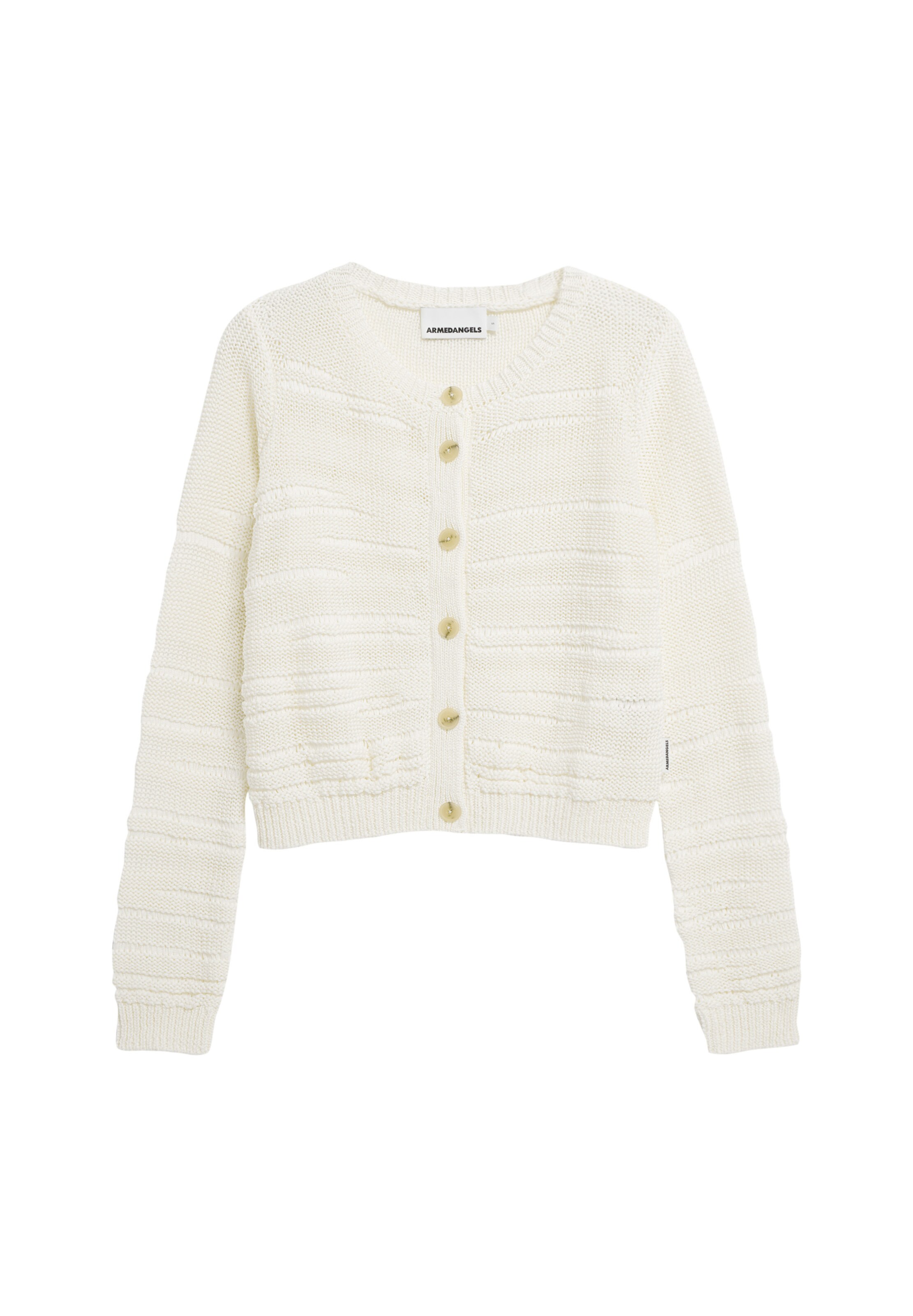 ARMEDANGELS Strickjacke in Beige: Vorderseite