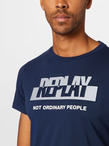 REPLAY T-Shirt in Blau