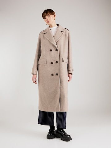 Manteau mi-saison 'Warna' MSCH COPENHAGEN en beige : devant