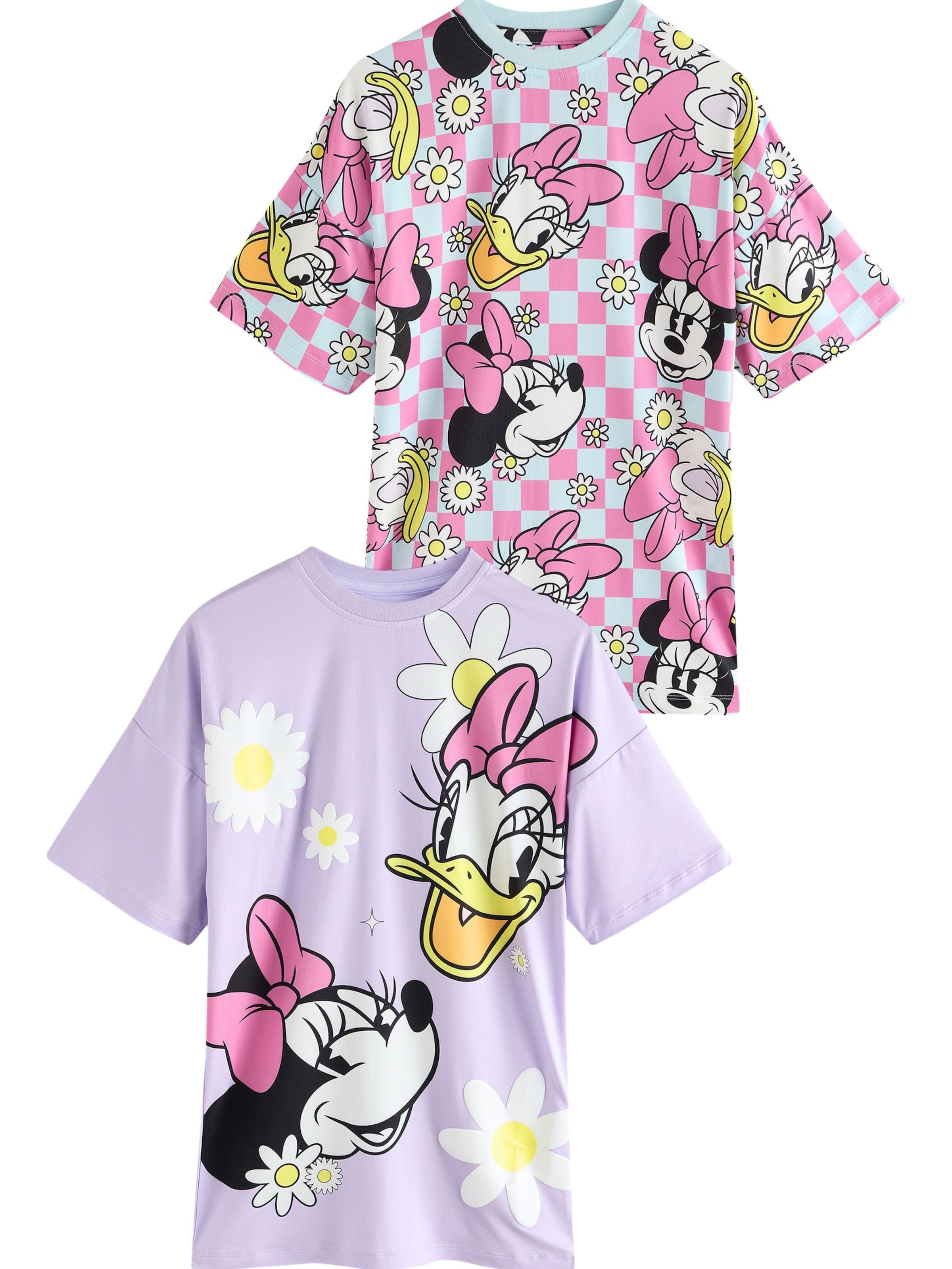 Next Нощница 'Minnie Mouse' в лилав: отпред