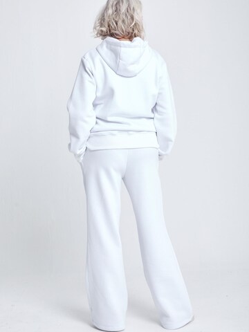 SPORTKIND Flared Sportbroek 'Cotton Sweatpants' in Wit