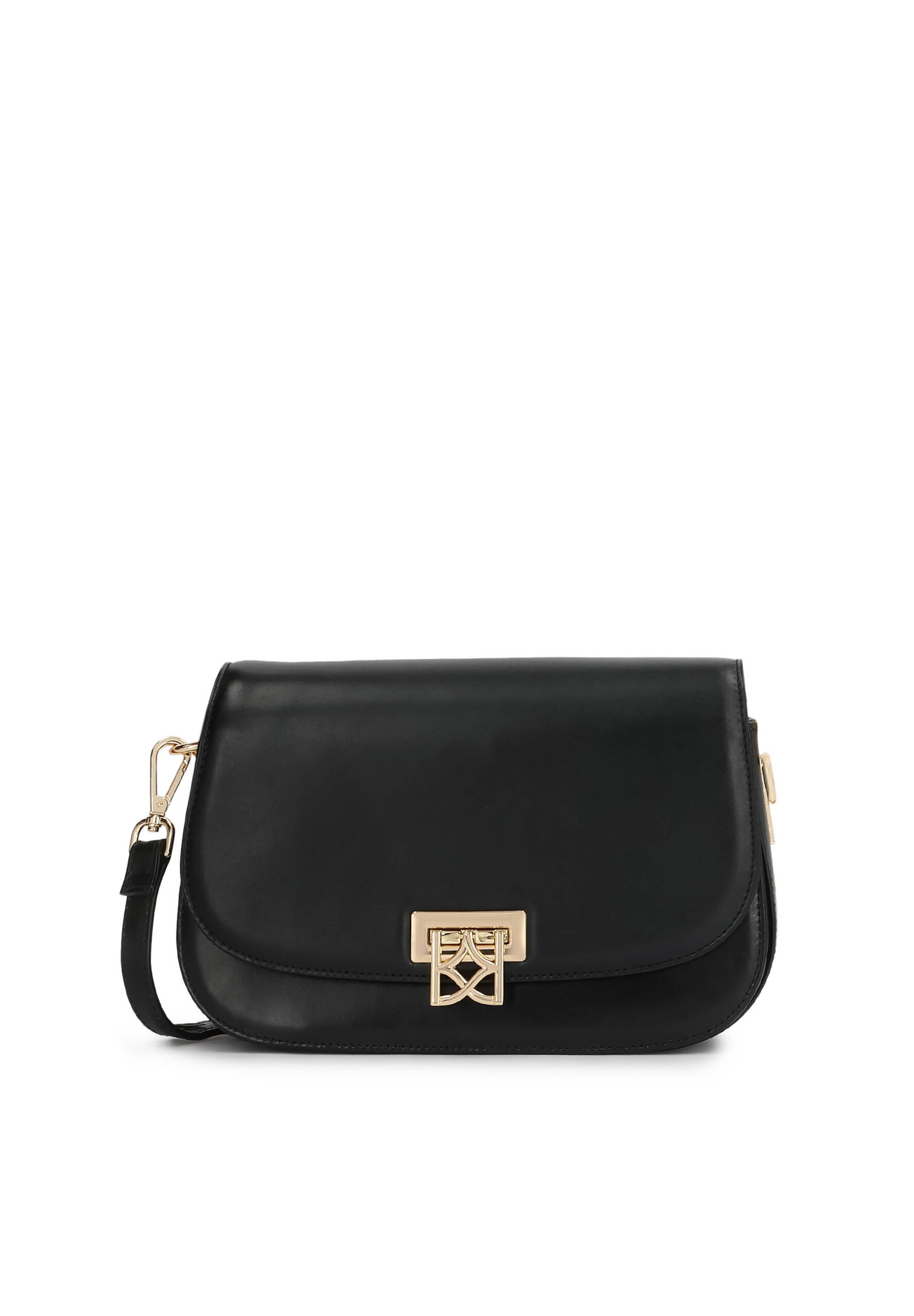 Sac à bandoulière Kazar en noir : devant