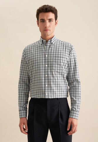 SEIDENSTICKER Regular fit Business shirt in Green: front