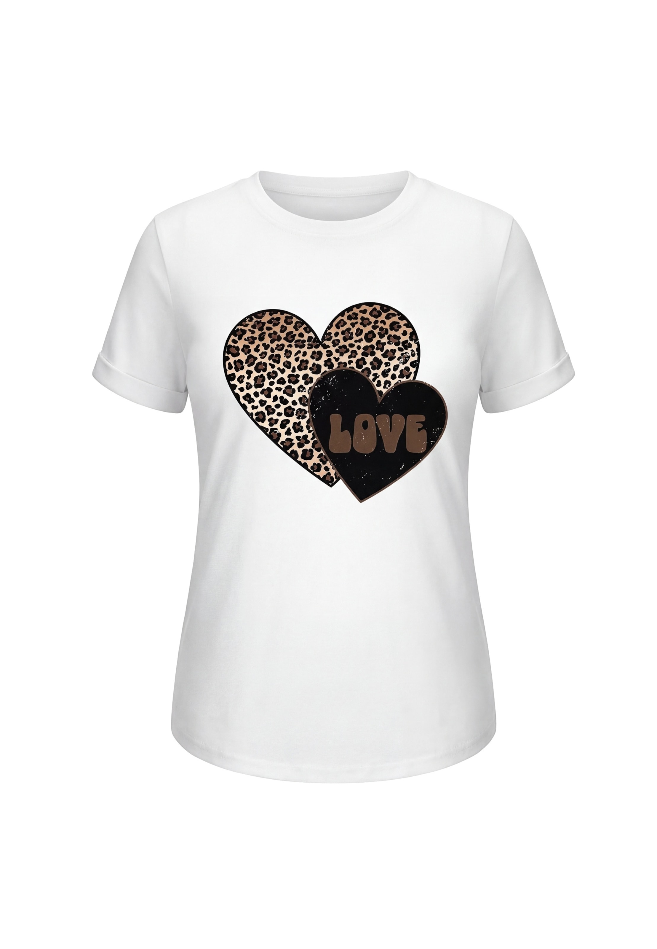 usha BLACK LABEL T-Shirt in Weiß: Vorderseite