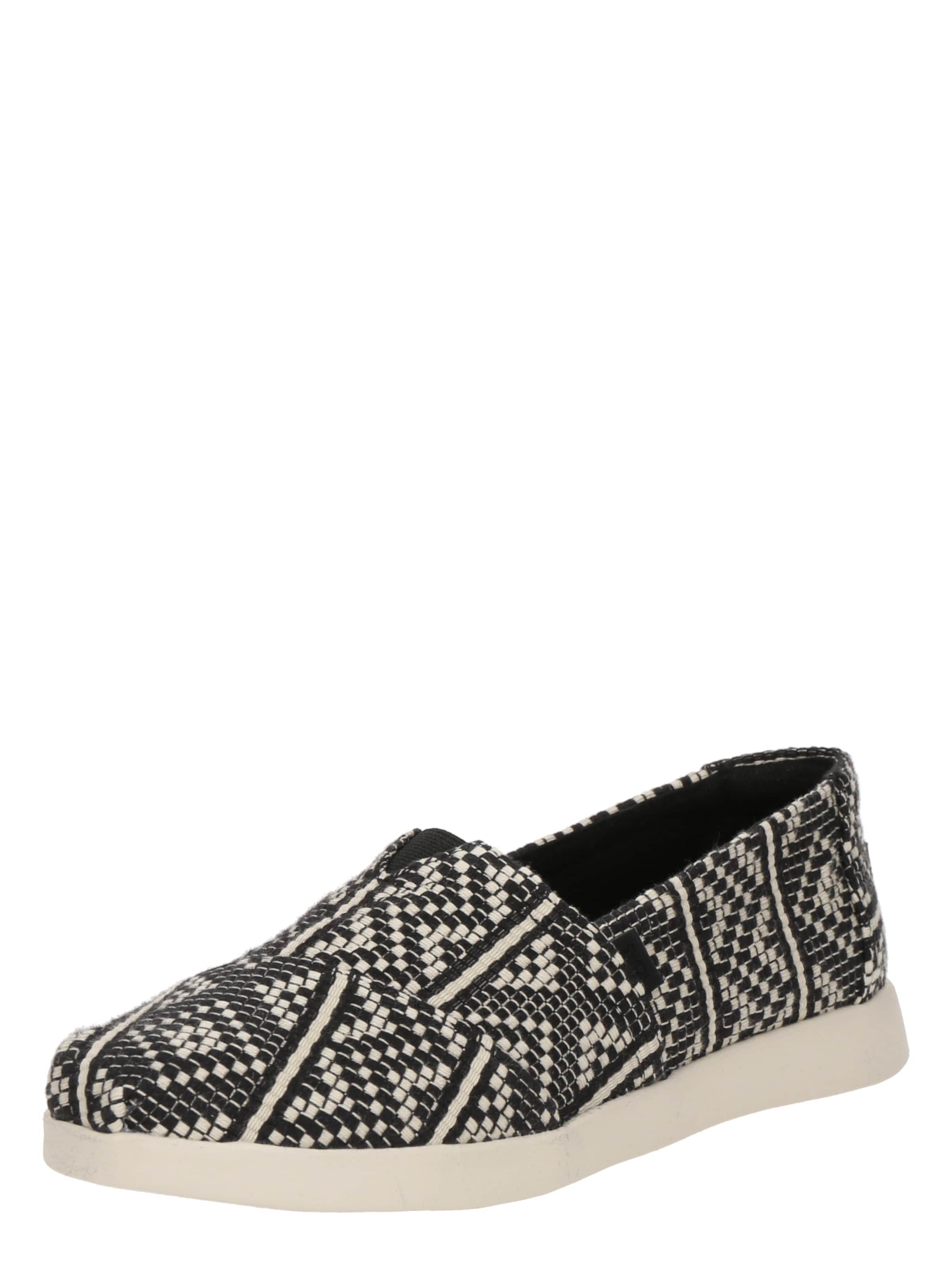 TOMS Slip-in 'Alpargata Plus' i svart: framsida