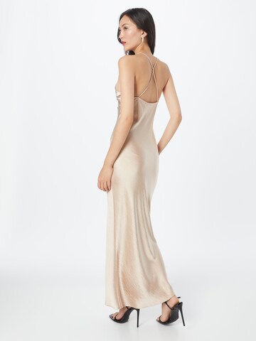 Gina Tricot Evening Dress 'Moana' in Beige