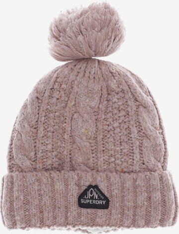 Superdry Hat & Cap in One size in Pink: front