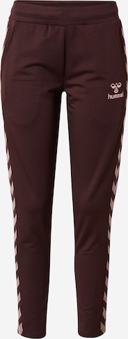 Hummel Workout Pants 'NELLY 2.3' in Red: front