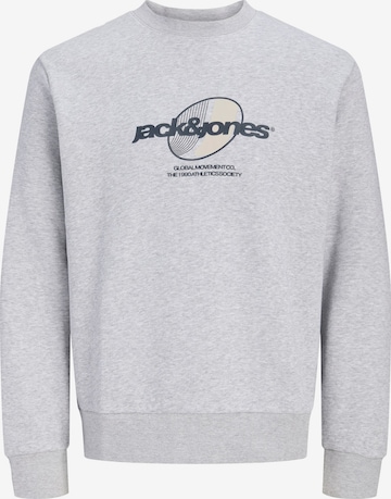 Felpa 'JCOCLUB BRANDING' di JACK & JONES in grigio: frontale