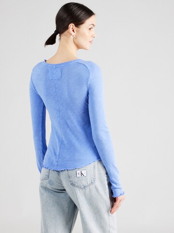 Free People Shirt 'BE MY BABY' in Blue