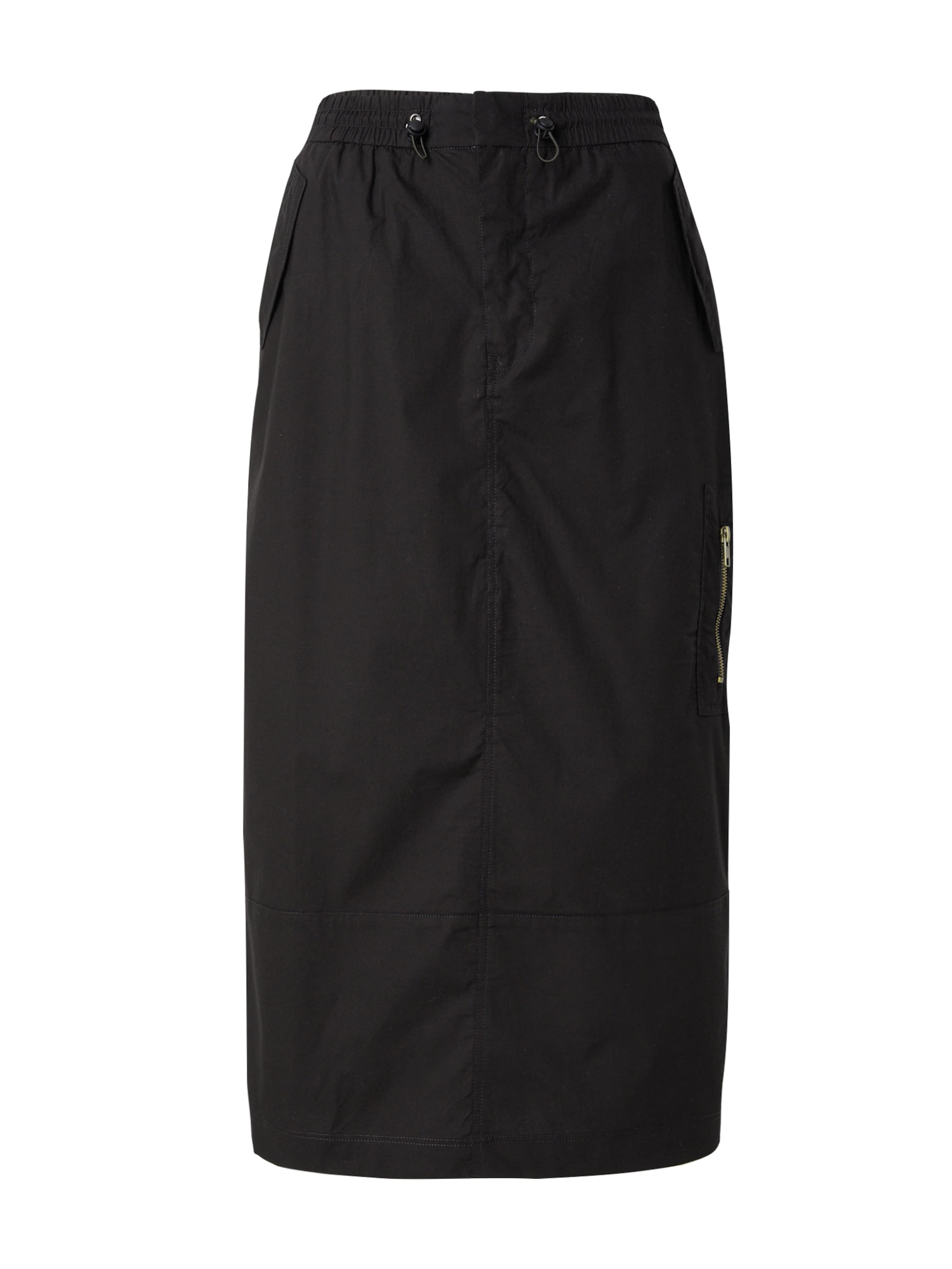 LTB Φούστα 'DANOFO' σε μαύρο: μπροστά