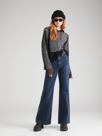 Wide leg Jeans 'Ribcage Bells' de la LEVI'S ® pe albastru