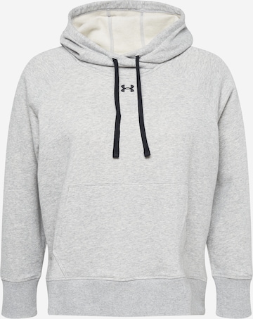 UNDER ARMOUR Sportief sweatshirt 'Rival' in Grijs: voorkant